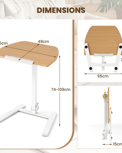 Bureau debout mobile Giantex à roulettes