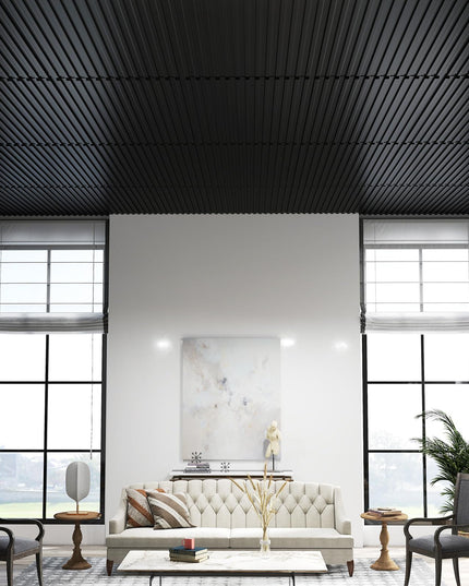 Giantex 12/24 Pack Fluted PVC Wall Panels
