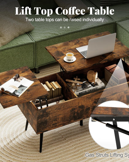 Giantex Lift Top Coffee Table for Living Room