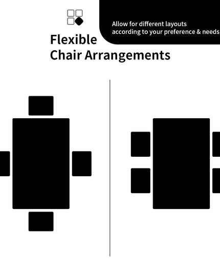 Giantex 5 Pcs Dining Table Set for 4