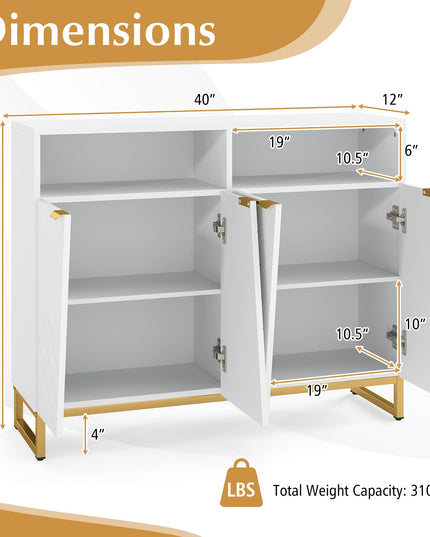Giantex Buffet Cabinet with Storage for Living Room Entryway