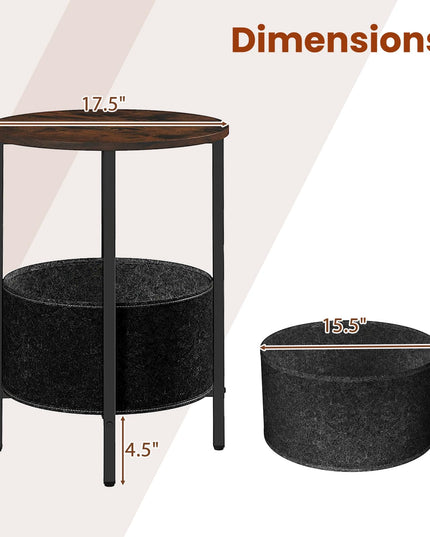 Giantex Round End Table