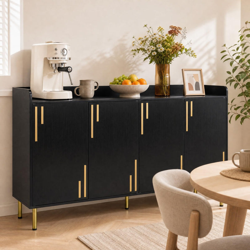 Giantex 55" Buffet Cabinet with 4 Doors