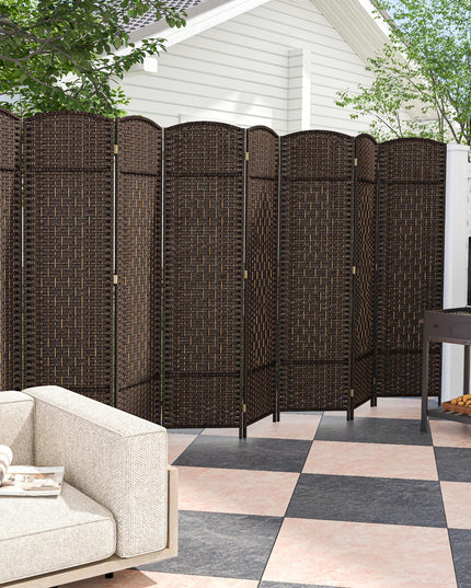 Giantex Room Divider 8 Panel - 6 FT Folding Privacy Screen