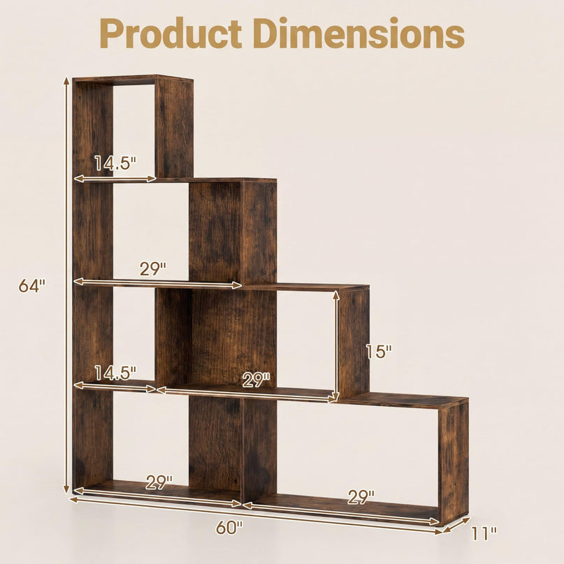 Giantex 6 Cube Geometric Bookshelf for Living Room