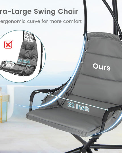 Giantex Hanging Chair with Stand
