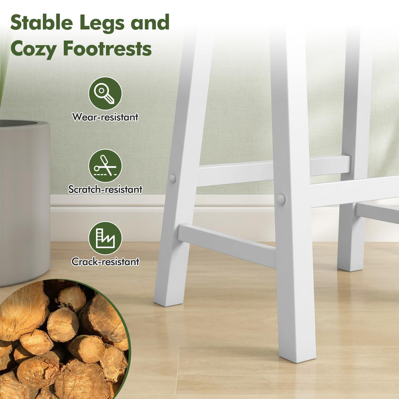 Giantex 24" Bar Stools Set of 2/4 for Kitchen Island