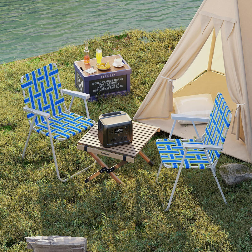 Giantex 2/4/6-Pack Lightweight Folding Camping Chairs