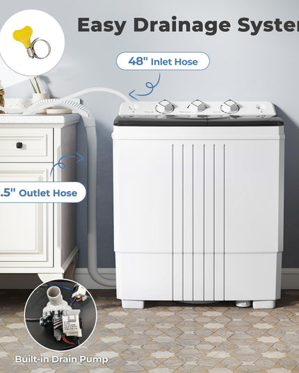 Giantex Portable Washing Machine 20 LBS Washer & Spinner Combo