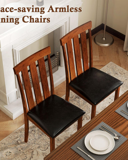 Giantex Wooden Dining Chairs Set of 2/4