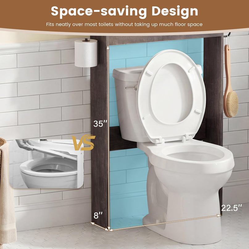 Giantex Over The Toilet Storage Cabinet for Bathroom Laundry
