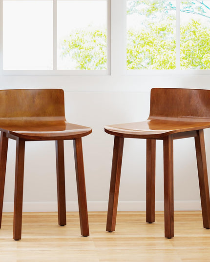 Giantex Wood Dining Chairs Set of 2/4 for Home Living Room