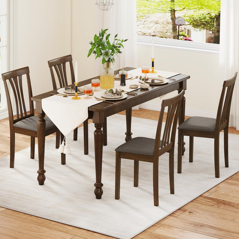 Giantex Wooden Dining Chairs Set for Living Room