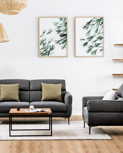 Giantex Sofa Couch and Accent Chairs Set