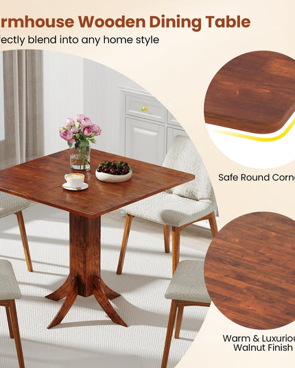 Giantex 33-Inch Square Dining Table for 2-4 People
