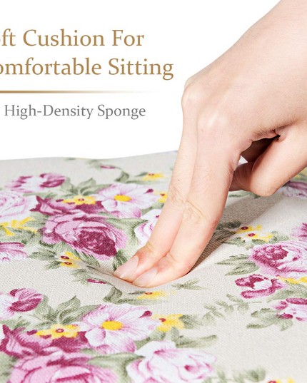 Vanity Stool Wood Dressing Padded Chair