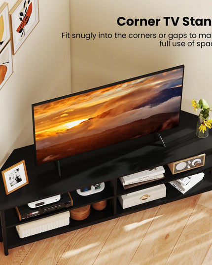 Giantex Corner TV Stand for 65 Inch TV