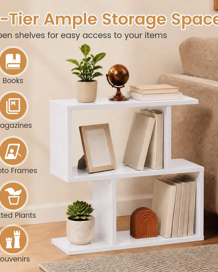 Giantex 3-Tier Geometric Bookshelf (1/2)