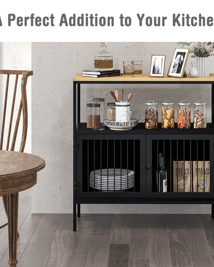 Giantex Buffet Cabinet, Sideboard with Storage - Kitchen Cupboard