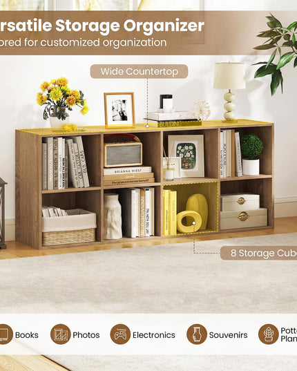 Giantex 8-Cube Bookcase with Anti-Tipping Kits