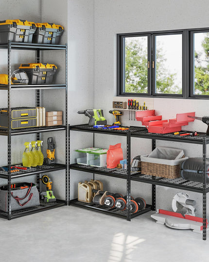 Giantex 5-Tier Metal Storage Shelves Heavy Duty Garage Shelving Units(36" L x 18" W x 72" H)