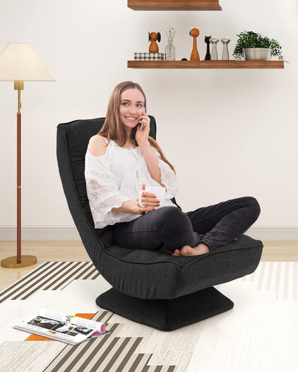 Giantex Adjustable Swivel Floor Chair - 5 Position Video Game Chair