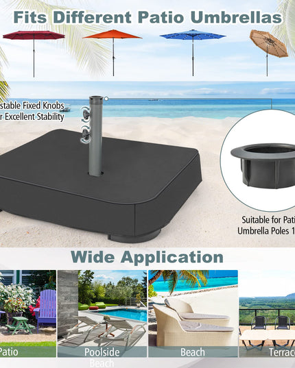 200 lbs Filled Umbrella Base - Giantex