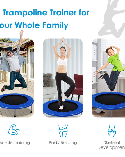 Giantex 36"  Foldable Rebounder Trampoline for Adults