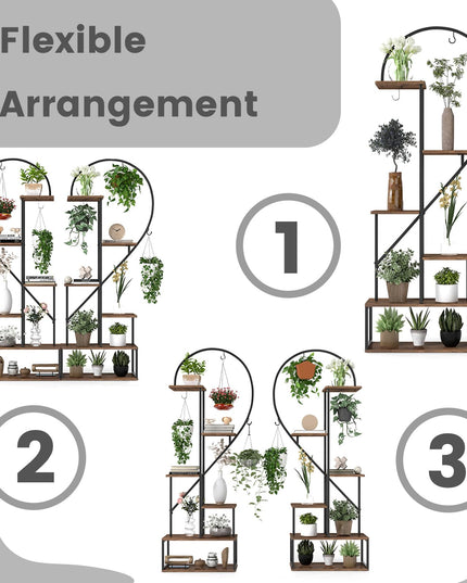 Giantex 6 Tier Tall Plant Stand Indoor for Living Room Balcony
