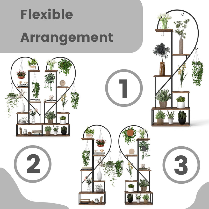 Giantex 6 Tier Tall Plant Stand Indoor for Living Room Balcony