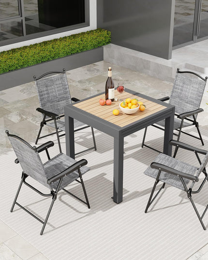 Giantex 31.5"-63" Expandable Patio Dining Table