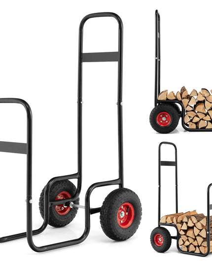 Giantex Firewood Log Cart Carrier