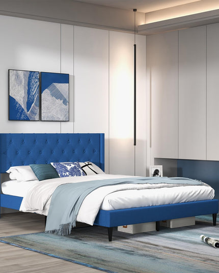 Giantex Platform Bed Frame with Wingback