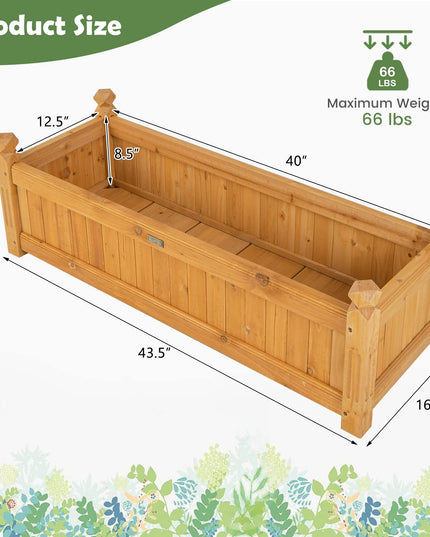 Giantex 2 Pcs Raised Garden Bed