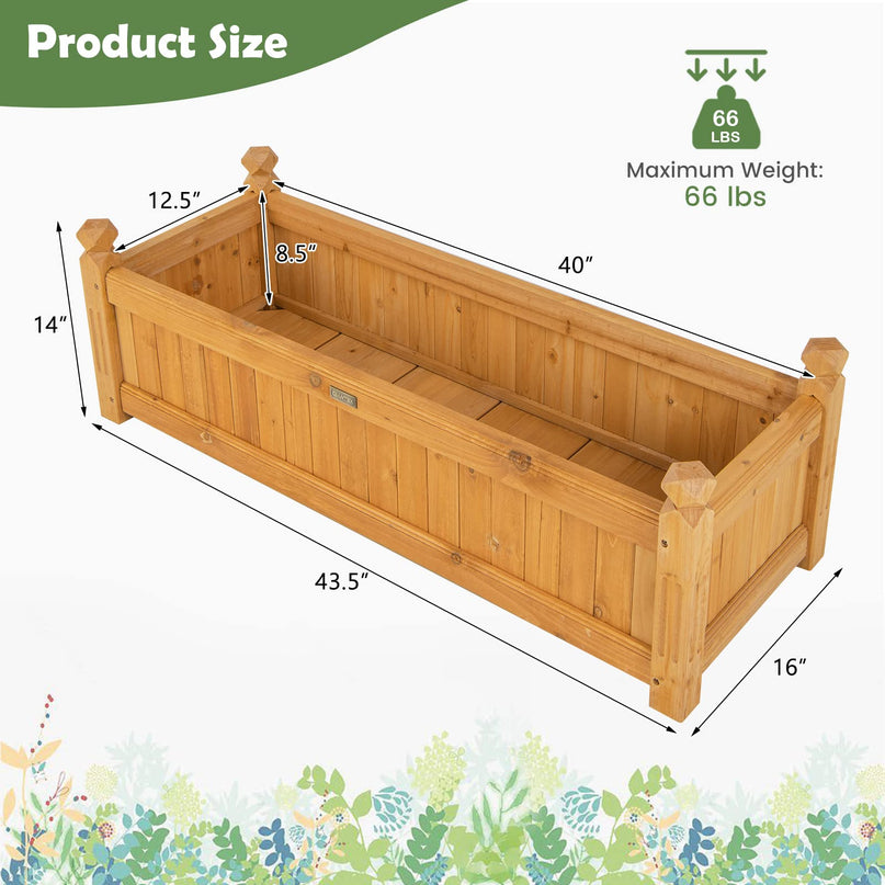 Giantex 2 Pcs Raised Garden Bed