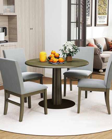 Giantex Upholstered Dining Chairs Set for Restaurant