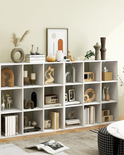 Giantex 9-Cube Bookcase White