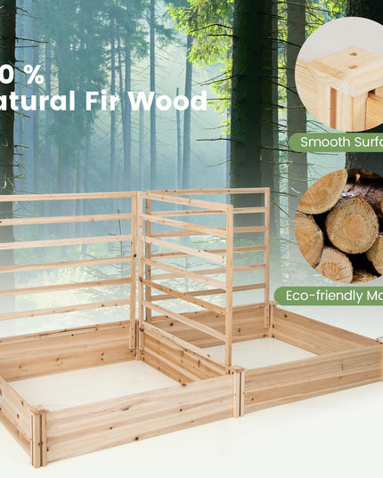 Giantex Raised Garden Bed with Trellis