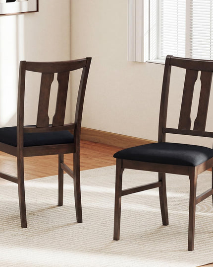 Giantex Fabric Upholstered Kitchen Chair w/Padded Seat for Home Restaurant