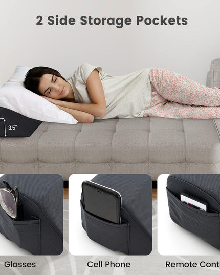 Giantex Bed Wedge Pillow for Headboard Gap Filler