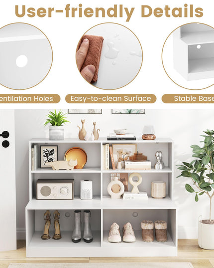 Giantex Storage Bench with Shelf for Living Room