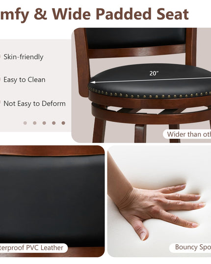 Giantex 25" Bar Stools Set of 4