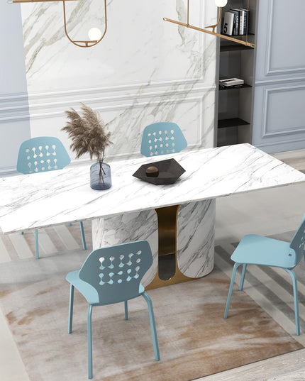Giantex Metal Dining Chairs Set of 4