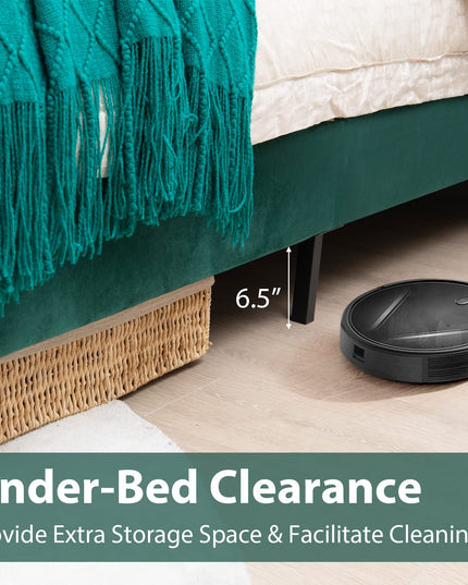 Giantex Upholstered Platform Bed Frame, Full Size Bed with Adjustable Headboard & Wooden Slat Support