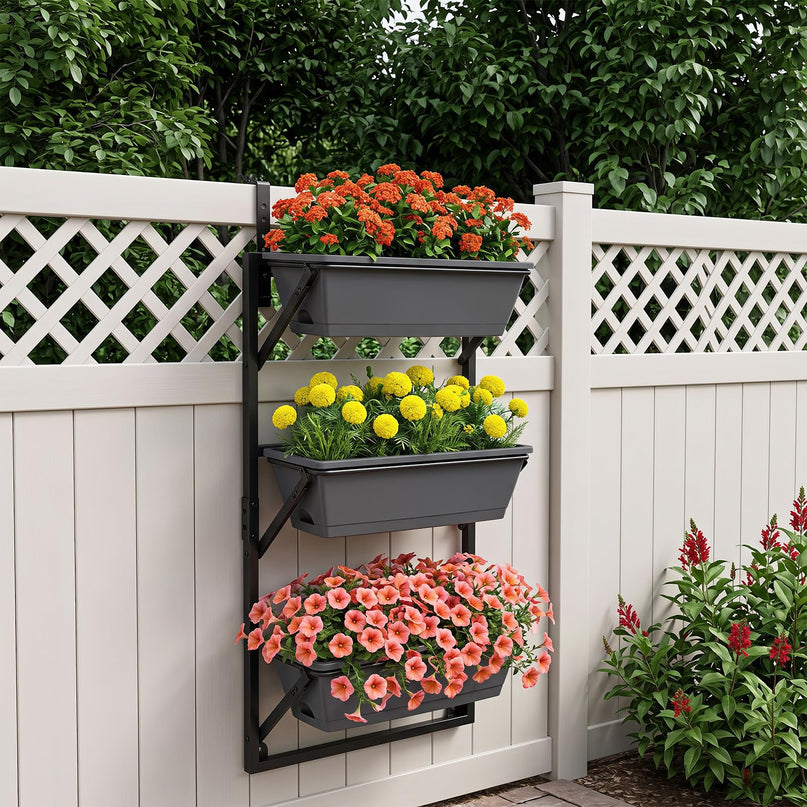 GIANTEX 3-Tier Hanging Planter Boxes (1/2)