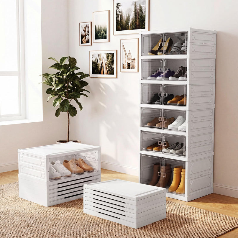 Giantex 6-Tier Foldable Shoe Rack Organizer