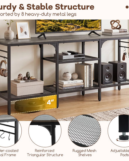 Giantex 3-Tier TV Stand for TVs up to 65 Inch with Open Storage Shelves