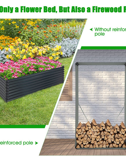 Giantex Galvanized Raised Garden Bed