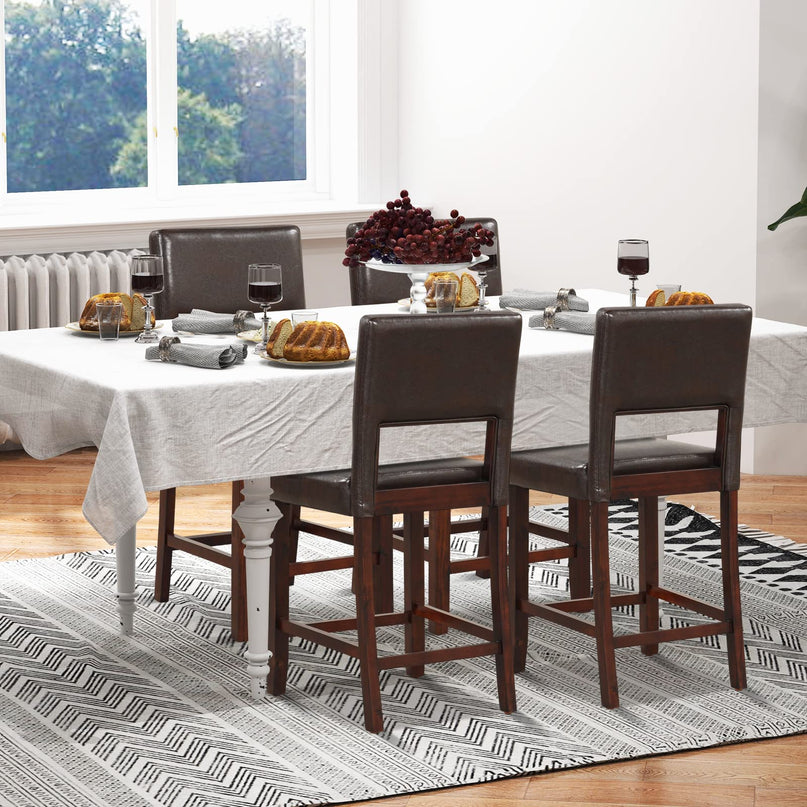 4-Piece Bar Chair Set - Giantex