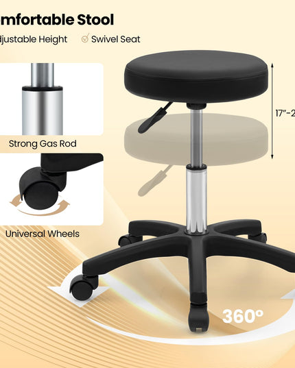 Giantex 72" Massage Bed with Hydraulic Stool, 3-Section Tattoo Chair with Adjustable Backrest, Legrest & Storage Boxes